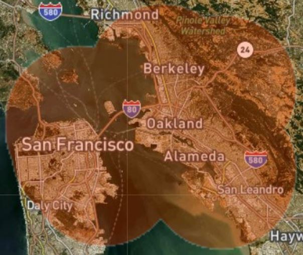 San Francisco Wireless Internet Coverage Map